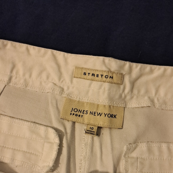 Jones New York Sports Stretch Women's White Pants Size 10 - Picture 3 of 8